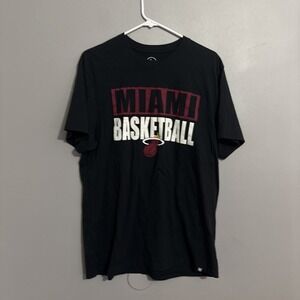 Women's /men's Large Black Basketball Miami Heat XL T Shirt 47
